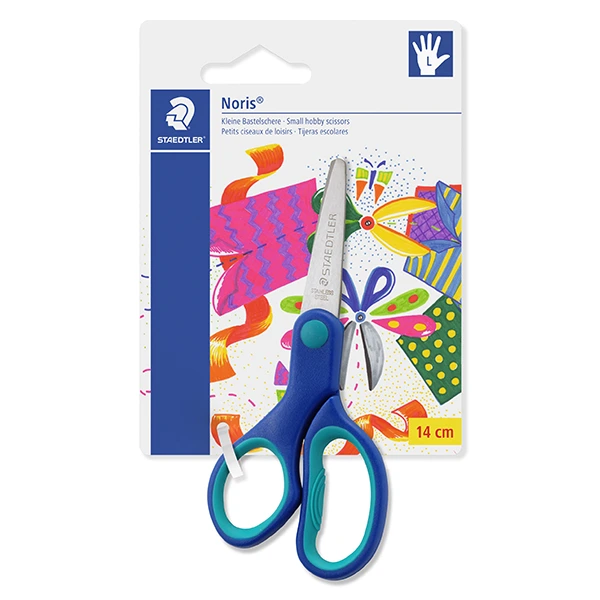 Nożyczki szkolne Noris Club, leworęczne, 14 cm, STAEDTLER
